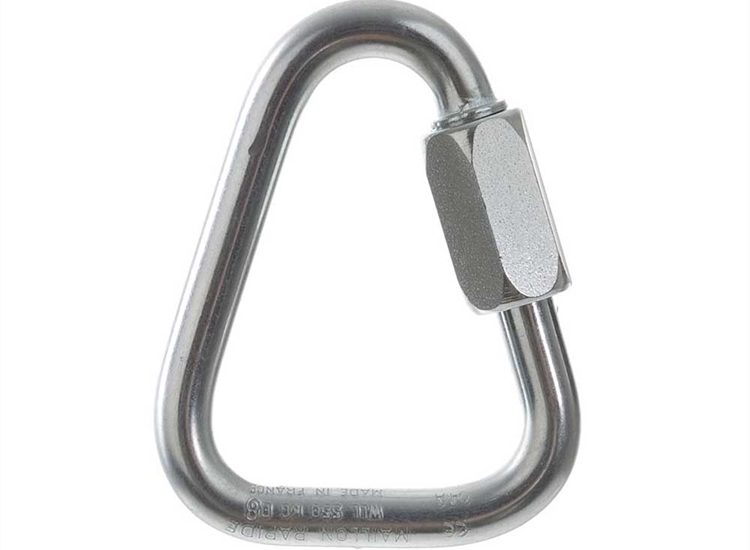Square Shacles Maillon Rapide Delta Shackle, Steel, 10mm