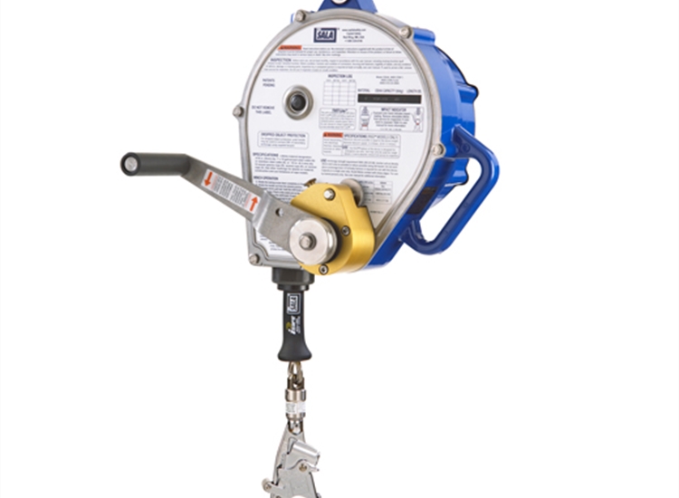 Sala Block Use Method DBI Sala 25Mtr Sealed-Blok Self Retracting Lifeline with Rescue Winch ...