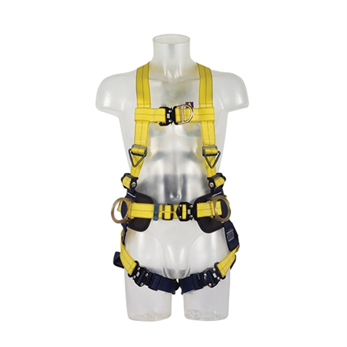 3M DBI-SALA Delta Harness - Front+Rear Attachment Point c/w Belt, Quick Connect SML